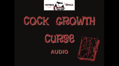 Mistress Deville Cock Growth Black Magic Curse Audio With