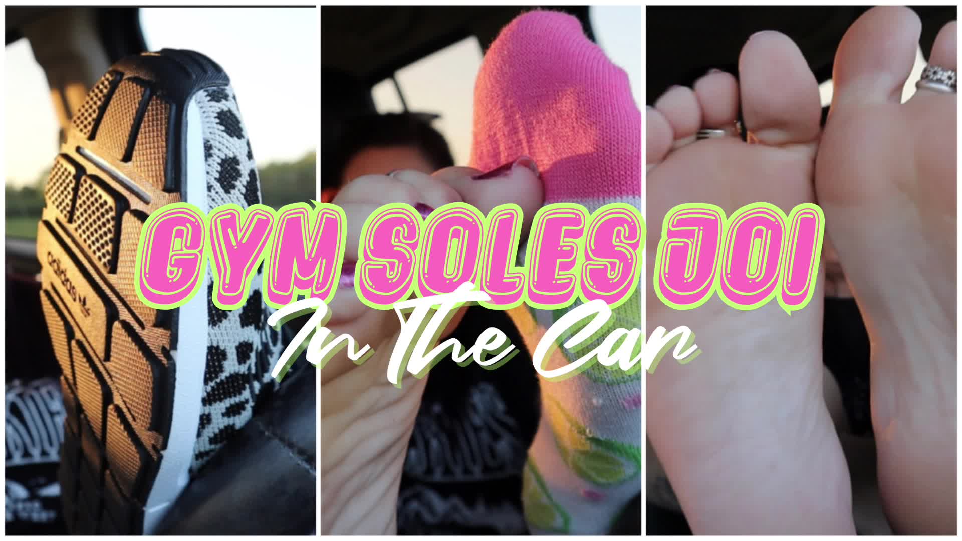 Natalie Fox - Bratty Gym Soles Joi In The Car HD - iWantClips