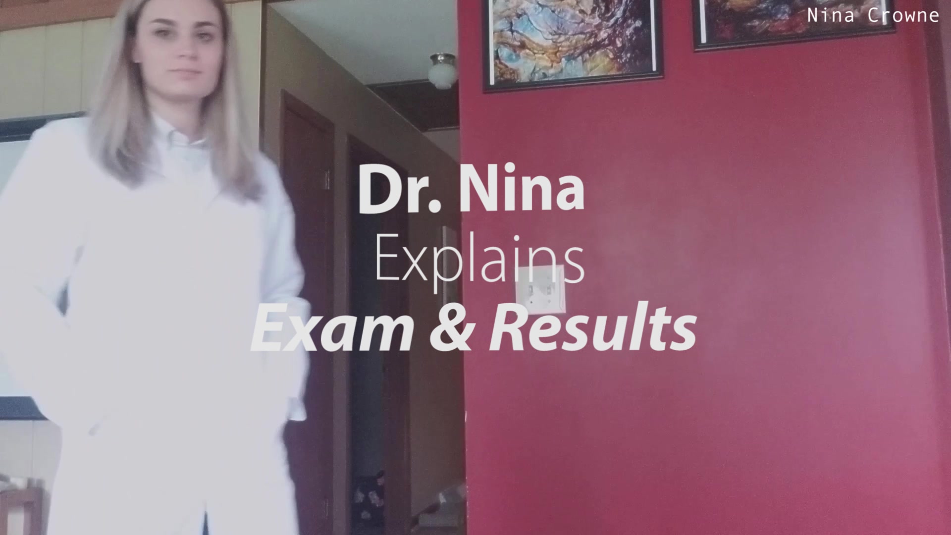 DominaNina - Dr. Nina Explains Exam And Results - iWantClips